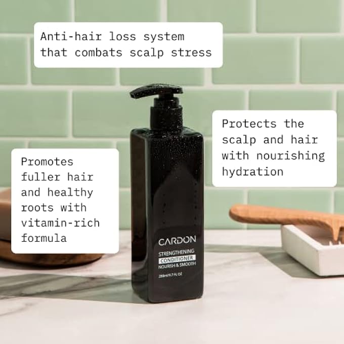 Cardon HAIR GROWTH CONDITIONER FOR MEN , PREVENT THINNING HAIR AND HAIR LOSS WITH NIACINAMIDE & VITAMIN B5 FOR HEALTHY SCALP, KOREAN SKIN CARE, DEEP CONDITIONER FOR DRY DAMAGED HAIR, (1 BOTTLE) - Image 3